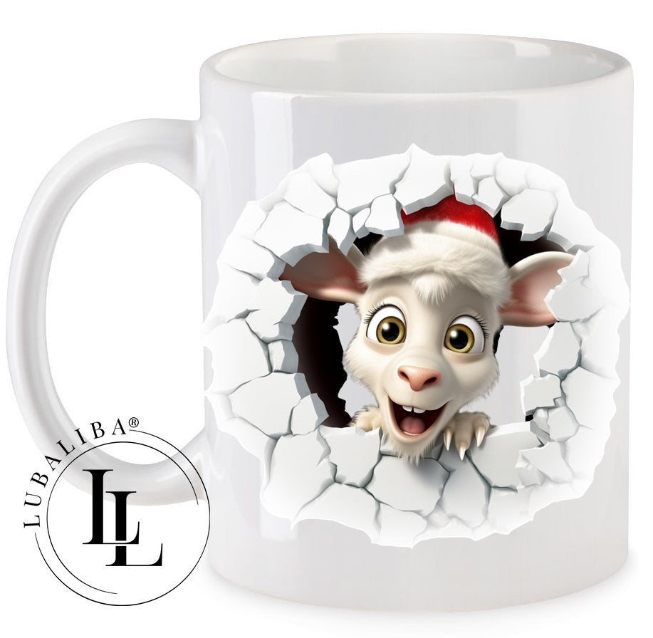 Tasse " 3D- Optik Christmas Ziegelo " ArtNr.: CAS